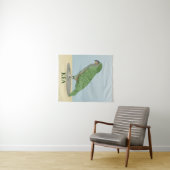 Kea New Zealand Bird Wandteppich (Beispiel (Horizontal))