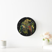 Kea New Zealand Mountain Parrot Runde Wanduhr (Zuhause)
