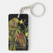 Kea New Zealand Mountain Parrot Schlüsselanhänger (Rückseite)