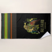 Kea New Zealand Mountain Parrot Strandtuch (Vorderseite)