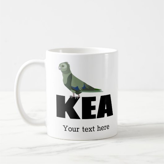 Kea New Zealand Native Bird Kaffeetasse (Links)