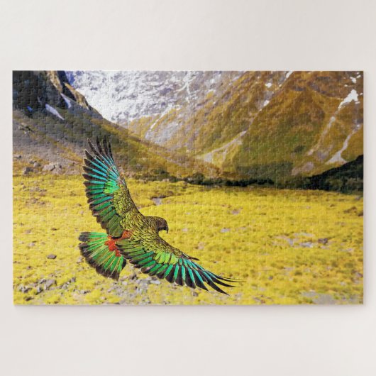 Kea Parrot in Neuseeland Puzzle (Horizontal)