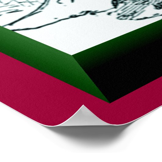 "Keah-ko ~ Ka'igwu" (Kiowa Winterzahl) Poster (Ecke)