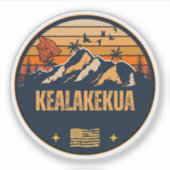 Kealakekua, Hawaii Aufkleber (Vorderseite)
