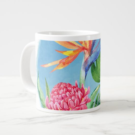 Kealoha - Blauer Himmel im Paradies Jumbo-Tasse (Vorderseite Links)