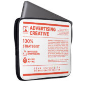 Kean MGC Advertising Care Label Laptopschutzhülle (Vorne Rechts)