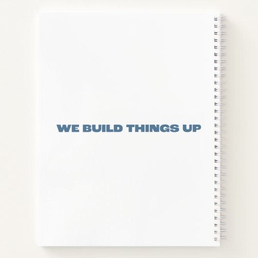 Kean MGC Architecture Spiral Notebook Notizblock (Rückseite)