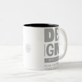 Kean MGC Care Label Design Studio Mug Zweifarbige Tasse (VorderseiteRechts)