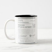 Kean MGC Care Label Design Studio Mug Zweifarbige Tasse (Links)