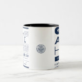 Kean MGC Care Label Grafikdesign Tasse (Mittel)