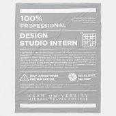 Kean MGC Design Studio Care Label Fleecedecke (Vorderseite)