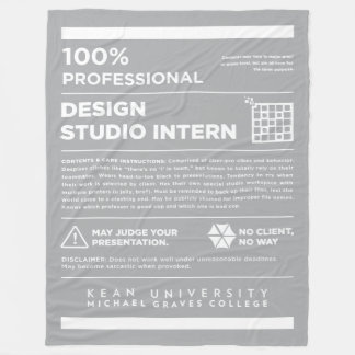 Kean MGC Design Studio Care Label Fleecedecke