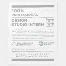 Kean MGC Design Studio Care Label Fleecedecke