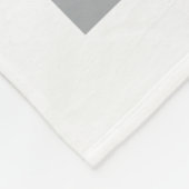 Kean MGC Design Studio Etikett Fleecedecke (Ecke)