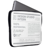 Kean MGC Design Studio Etikett Laptopschutzhülle (Vorne Rechts)