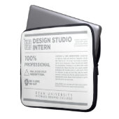 Kean MGC Design Studio Etikett Laptopschutzhülle (Vorderseite Links)