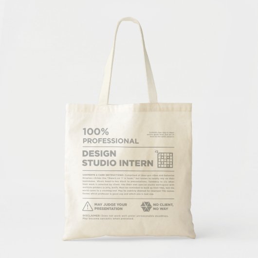 Kean MGC Design Studio Pflegeetikett Tragetasche (Vorne)