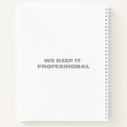 Kean MGC Design Studio Spiral Notebook Notizblock (Rückseite)