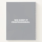 Kean MGC Design Studio Spiral Notebook Notizblock (Rückseite)