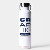 Kean MGC Grafik Design Wasserflasche Trinkflasche (Vorne)
