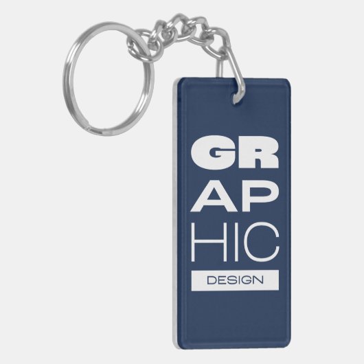 Kean MGC Graphic Design Acrylic Design Schlüsselanhänger (Vorderseite links)