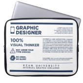 Kean MGC Graphic Design Care Label Laptopschutzhülle (Vorderseite)