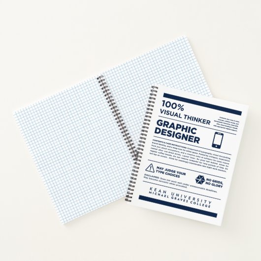 Kean MGC Graphic Design Care Label Notizblock (Innenseite)