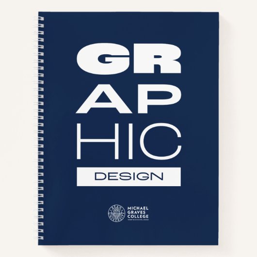 Kean MGC Graphic Design Spiral Notebook Notizblock (Vorderseite)