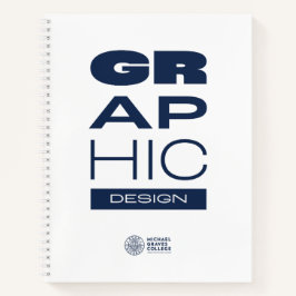 Kean MGC Graphic Design Spiral Notebook Notizblock