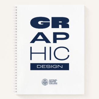 Kean MGC Graphic Design Spiral Notebook Notizblock