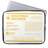 Kean MGC Industrial Design Care Label Laptopschutzhülle (Vorderseite)