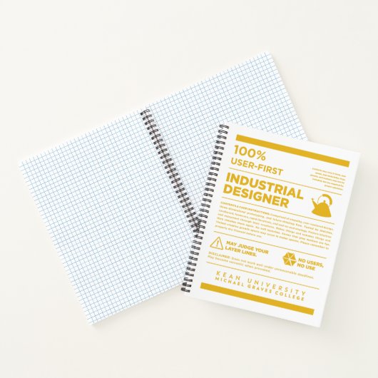 Kean MGC Industrial Design Care Label Notizblock (Innenseite)