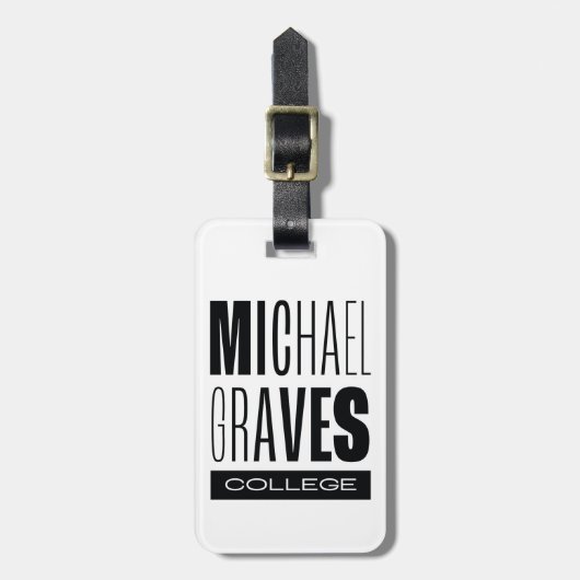 Kean MGC Michael Graves Gepäckanhänger (Vorderseite vertikal)