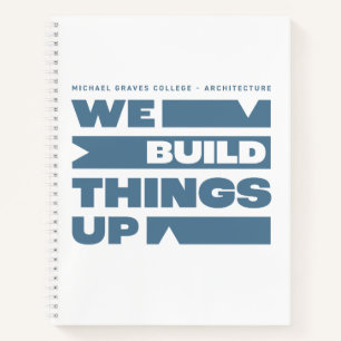 Kean MGC We Build Things Up Notebook Notizblock