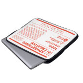 Kean MGC Werbeetikett Laptopschutzhülle (Vorne Knopf)