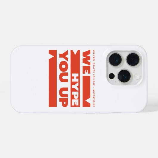 Kean MGC Wir hype Ihnen nach oben iPhone Hülle (Rückseite (Horizontal))