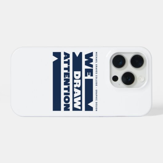 Kean MGC Wir Zeichnete Aufmerksamkeit iPhone Hülle (Rückseite (Horizontal))