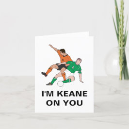 KEANE auf dich! Geburtstag, Jahrestag, Valentine Dankeskarte