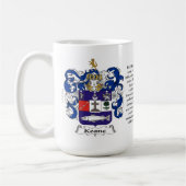 Keane, der Ursprung, die Bedeutung und das Wappen Kaffeetasse (Links)