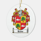 Keane Familienwappen Keramik Ornament (Links)
