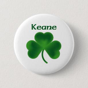 Keane Kleeblatt Button
