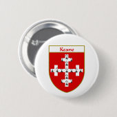 Keane Wappen/Familienwappen Button (Vorne & Hinten)