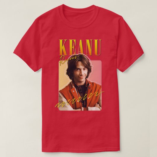 Keanu reeves originales ästhetisches Design der 90 T-Shirt (Design vorne)