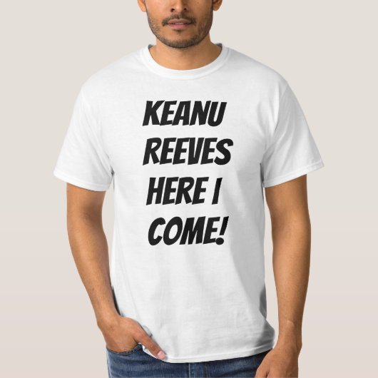 Keanu Reeves T-Shirt (Vorderseite)