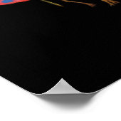 Keanu Reeves Zen Meditation Poster (Ecke)