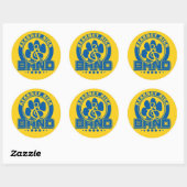 Kearney High Band 3-Zoll-Stickers Runder Aufkleber (Blatt)