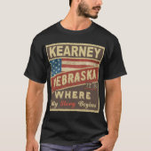 KEARNEY, NE Hier beginnt meine Geschichte T-Shirt (Vorderseite)