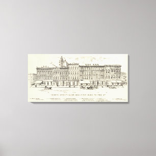 Kearny, Bush und Kiefern-Westseite Leinwanddruck