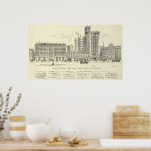 Kearny East Seite Poster (Küche)