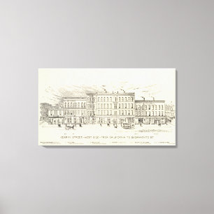 Kearny, Kalifornien- und Sacramentowestseite Leinwanddruck